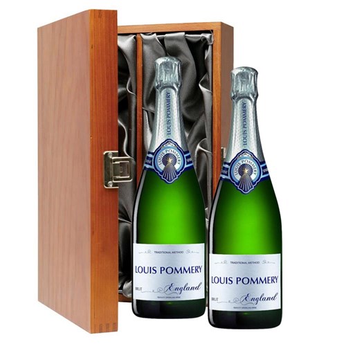 Louis Pommery 75cl Brut England Double Luxury Gift Boxed Champagne